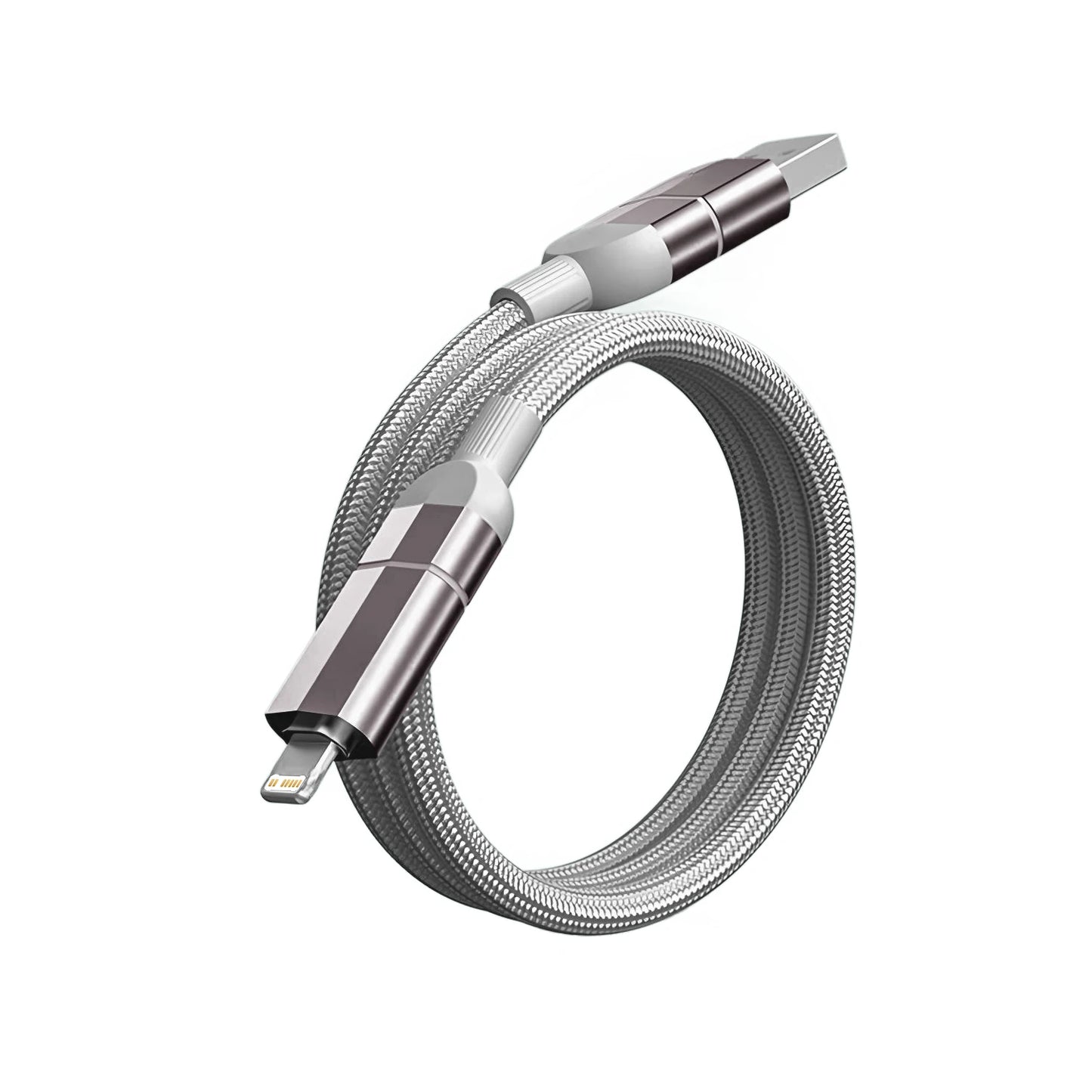 Max240W 2 IN 2 PD USB to Type-C Fast Charge Cable LED Digital Display Celltphone Charge Data Line for iPhone 17 16 15 14 Xiaomi