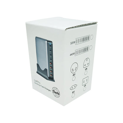 440W Gallium nitride PD Desktop charger Cross-border New 440W charger 440W multi-function PD adapter