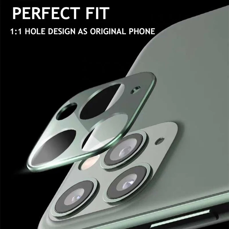 Colourful Protective Glass Film Tempered Glass For iPhone 14 Plus 13 12 11 Pro Max Mini Back Cover Camera Lens Screen Protector