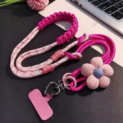 Long Mobile Phone Lanyard: Crossbody or Shoulder Style; Multifunctional, Thickened Handle; Neck Strap Keychain