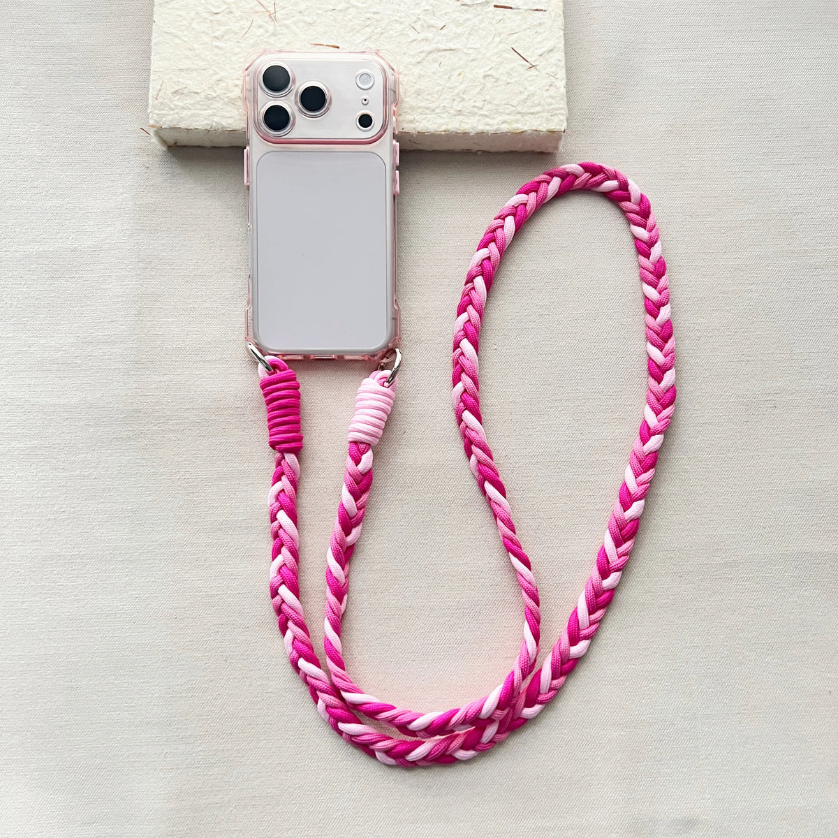The New Braided Lanyard Phone Case Is Suitable For iPhone 17 Pro Max Strap 17 Pro Crossbody Long Rope Air Drop Protection Case