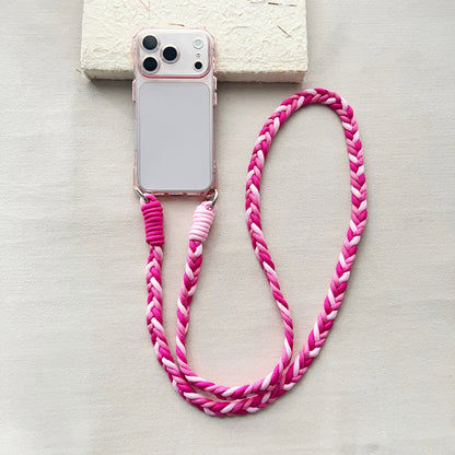 The New Braided Lanyard Phone Case Is Suitable For iPhone 17 Pro Max Strap 17 Pro Crossbody Long Rope Air Drop Protection Case