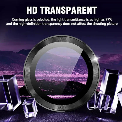 Metal Individual Ring Camera Lens Screen Protector For Samsung Galaxy S25 Ultra S25 Plus S23 FE S24 FE Tempered Glass Full Cover