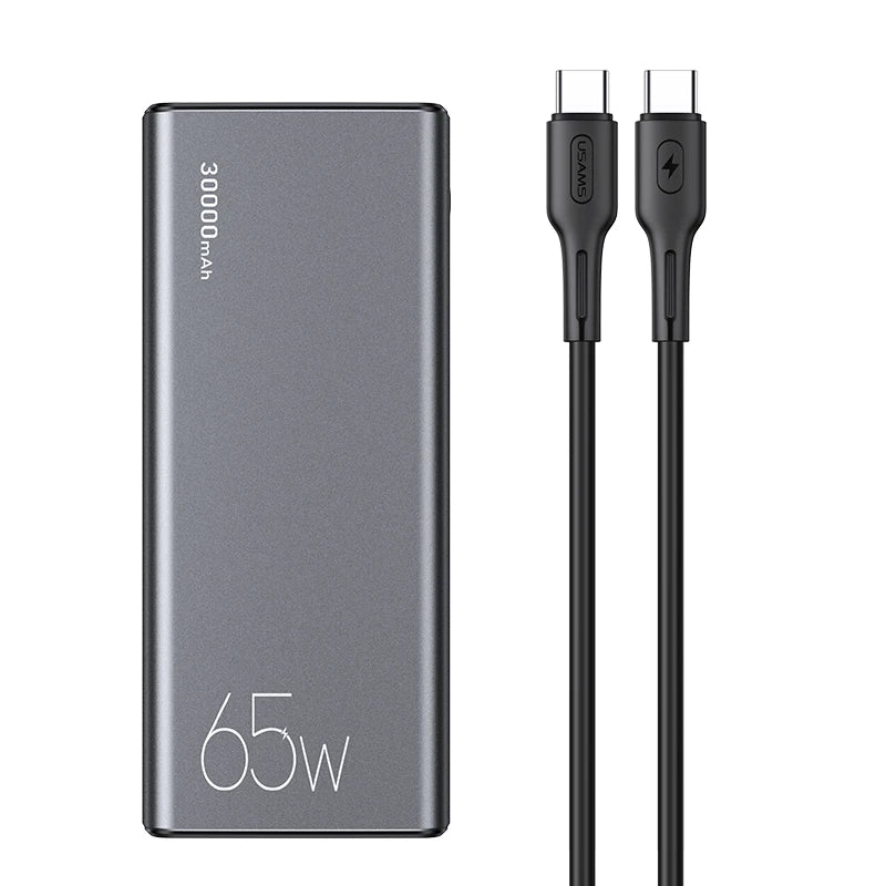 Ultra Slim PD65W Battery Power Bank 30000mah Powerbank Promotion Charger 30000 Mah Power Banks