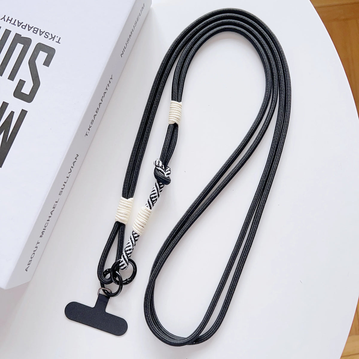 DIY 2-In-1 Mobile Phone Universal Lanyard, Crossbody Long Rope, Finger Rope, Fashionable Mixed And Matched Anti-Loss Rope