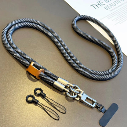 1pcs Crossbody Lanyard Necklace Strap Universal Mobile Phone Adjustment Long Hanging Rope With Clip Anti-Lost Lanyard