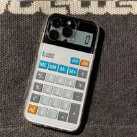 Creative calculator desktop button pattern Phone Case For IPhone 17 14 12 11 Pro Max XS XR 16 Plus Cover Case