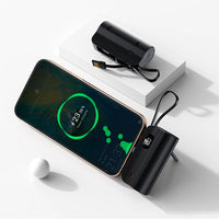 1x 21700 Mini Power Bank Case DIY Mobile Power Supply Battery Box kit Free Welding Type-C For Smart Phones Not Include Battery