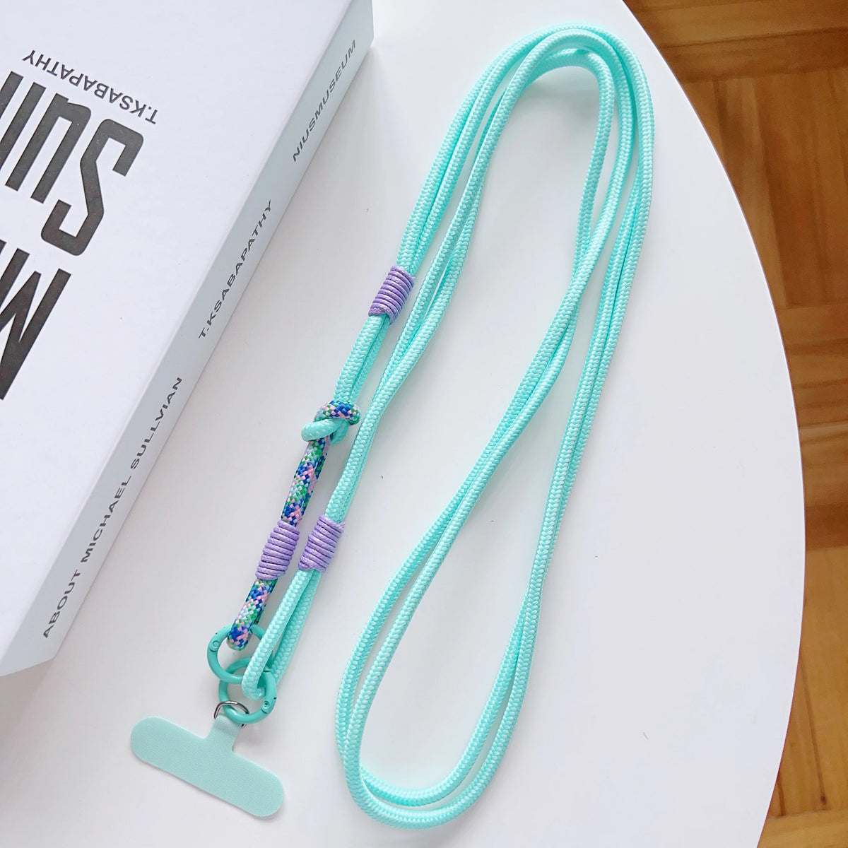 DIY 2-In-1 Mobile Phone Universal Lanyard, Crossbody Long Rope, Finger Rope, Fashionable Mixed And Matched Anti-Loss Rope