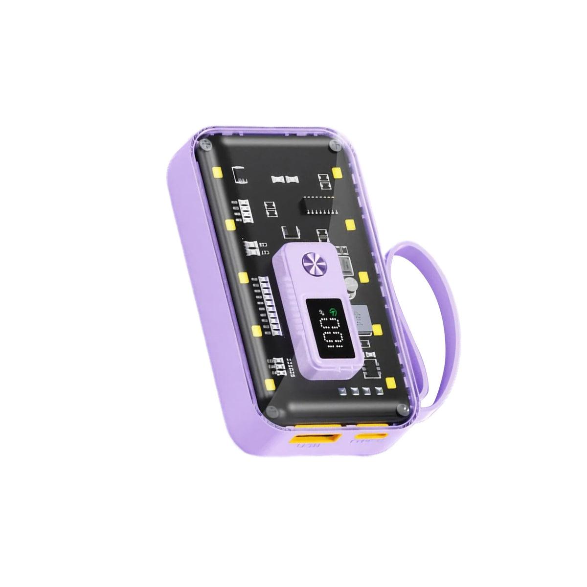 21700  Power Bank Cases Battery Storage Box Night Light USB Charge DIY Shell 21700 Battery Storage Box for iPhone Xiaomi