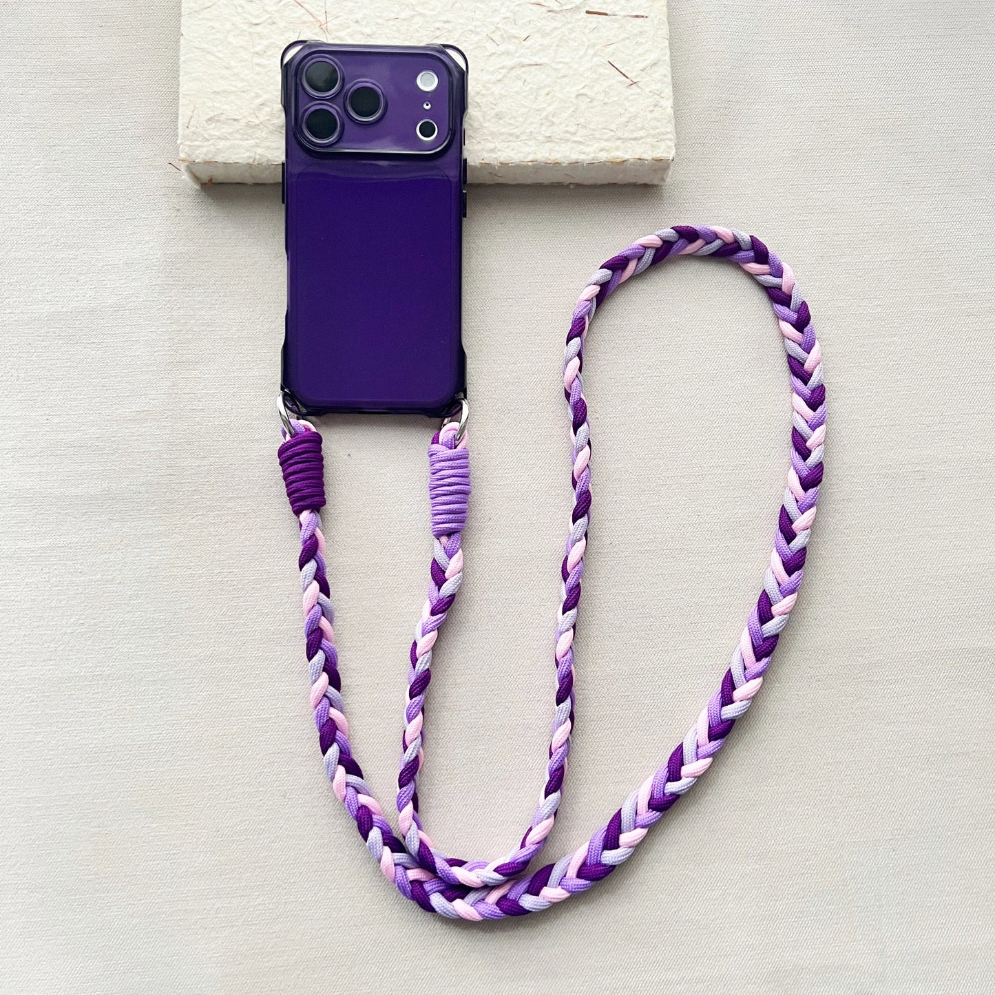 The New Braided Lanyard Phone Case Is Suitable For iPhone 17 Pro Max Strap 17 Pro Crossbody Long Rope Air Drop Protection Case