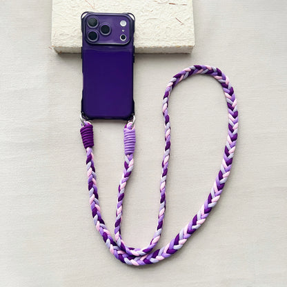 The New Braided Lanyard Phone Case Is Suitable For iPhone 17 Pro Max Strap 17 Pro Crossbody Long Rope Air Drop Protection Case