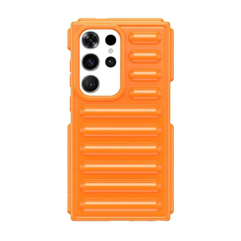 Air Cushion capsule shockproof phone case for Samsung Galaxy S25 S24 ultra Fe plus A55 A36 A26 A16 A05 armour protective cover