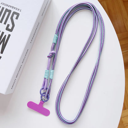 DIY 2-In-1 Mobile Phone Universal Lanyard, Crossbody Long Rope, Finger Rope, Fashionable Mixed And Matched Anti-Loss Rope