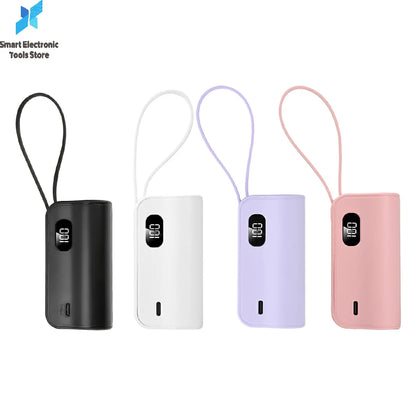 1x 21700 Mini Power Bank Case DIY Mobile Power Supply Battery Box kit Free Welding Type-C For Smart Phones Not Include Battery