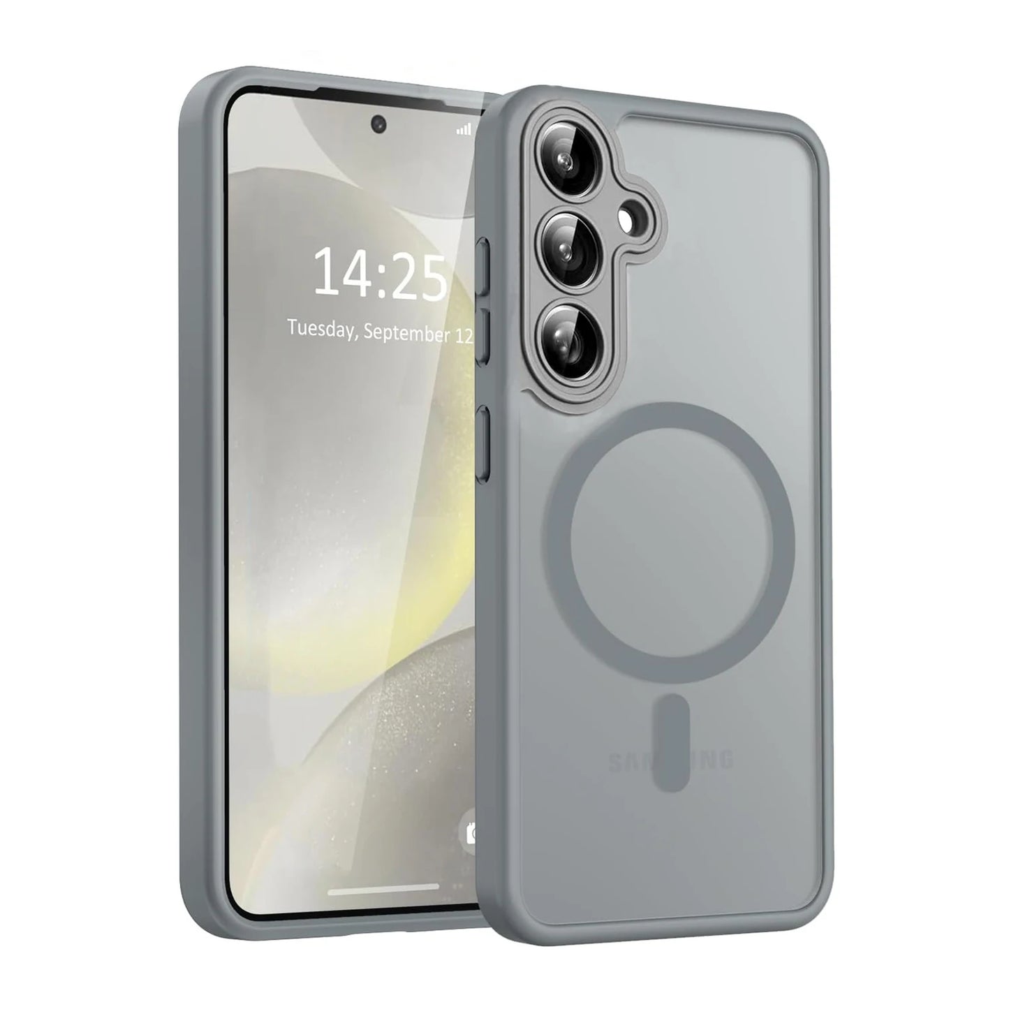 Luxury Matte Case For Samsung Galaxy A57 A56 A17 A36 A16 A36 A37 5G S26 S25 S24 Ultra Plus FE S25Plus S24FE S25FE Magsafe Cover