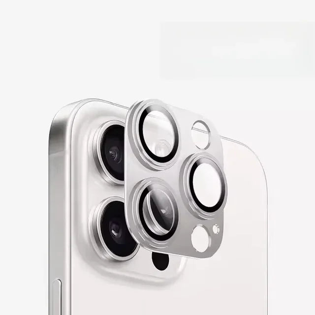 Alloy Camera Lens Protector For IPhone 16 Pro Max 15 Metal Case Tempered Glass Back Lens Cover Cap For Iphone 16pro Max