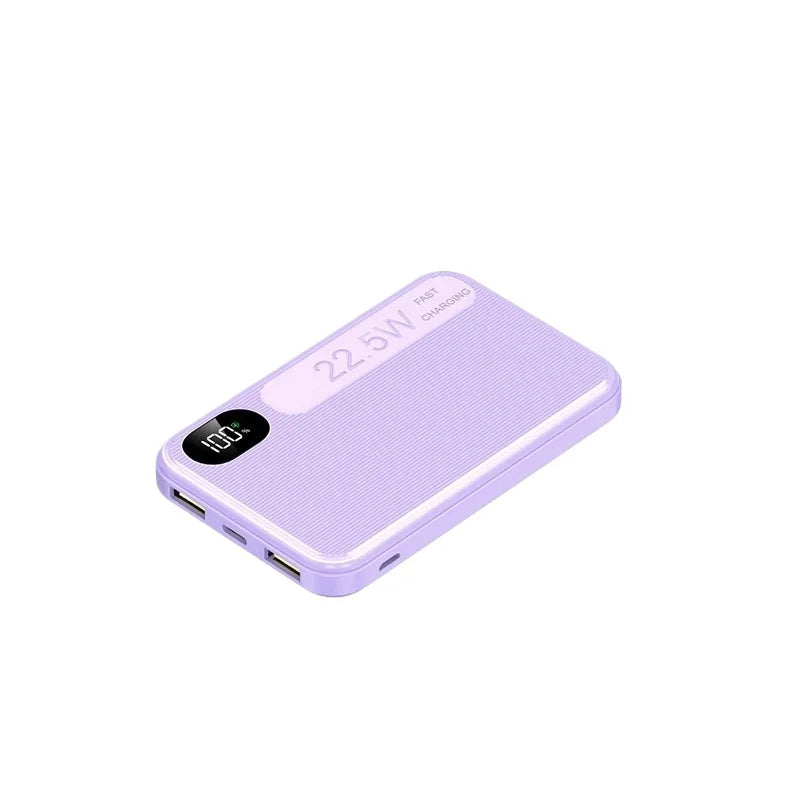 For IPhone Huawei Samsung VIVO 20000mAh Power Bank 22.5W Super Fast Charging Portable Charger External Battery Pack Travel