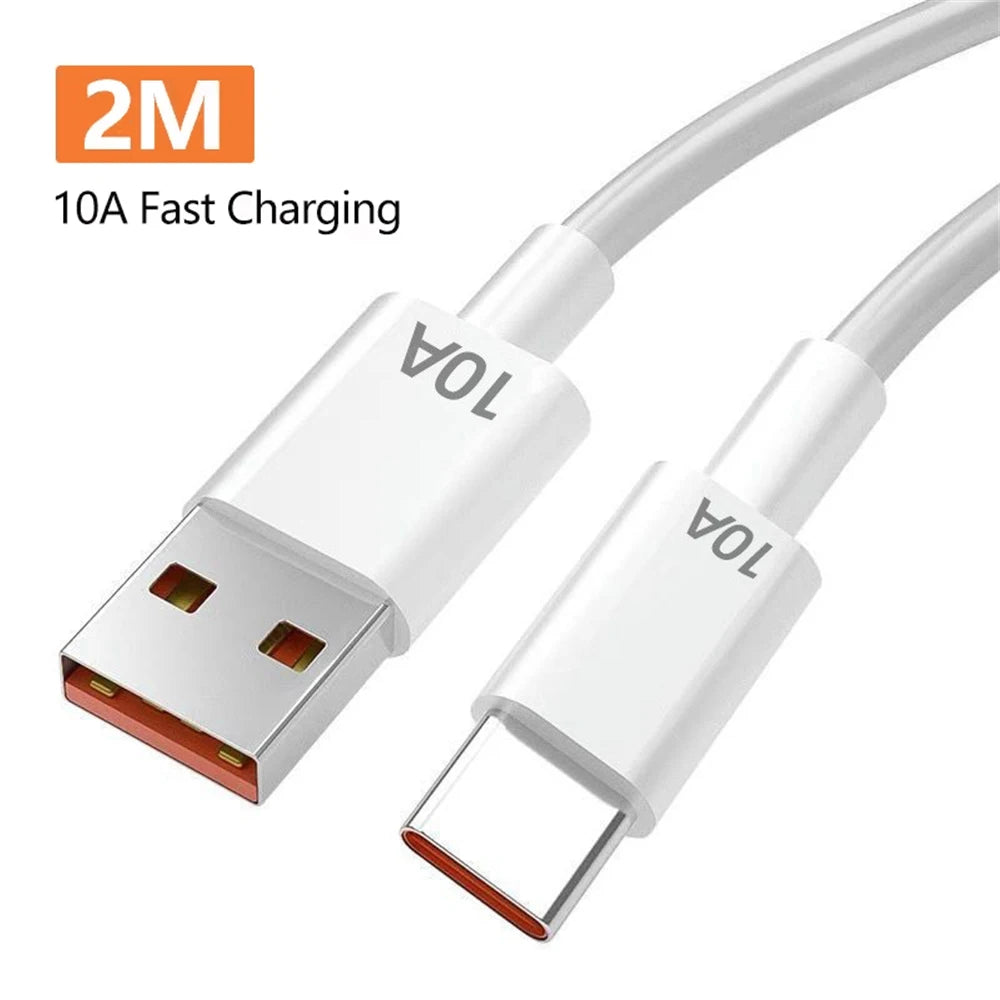 5 in 1 GaN USB C Desktop Charger 240W Fast Charge Phone Adapter 10A Type C Cable For iPhone Samsung Xiaomi EU/US/UK Plug Charger