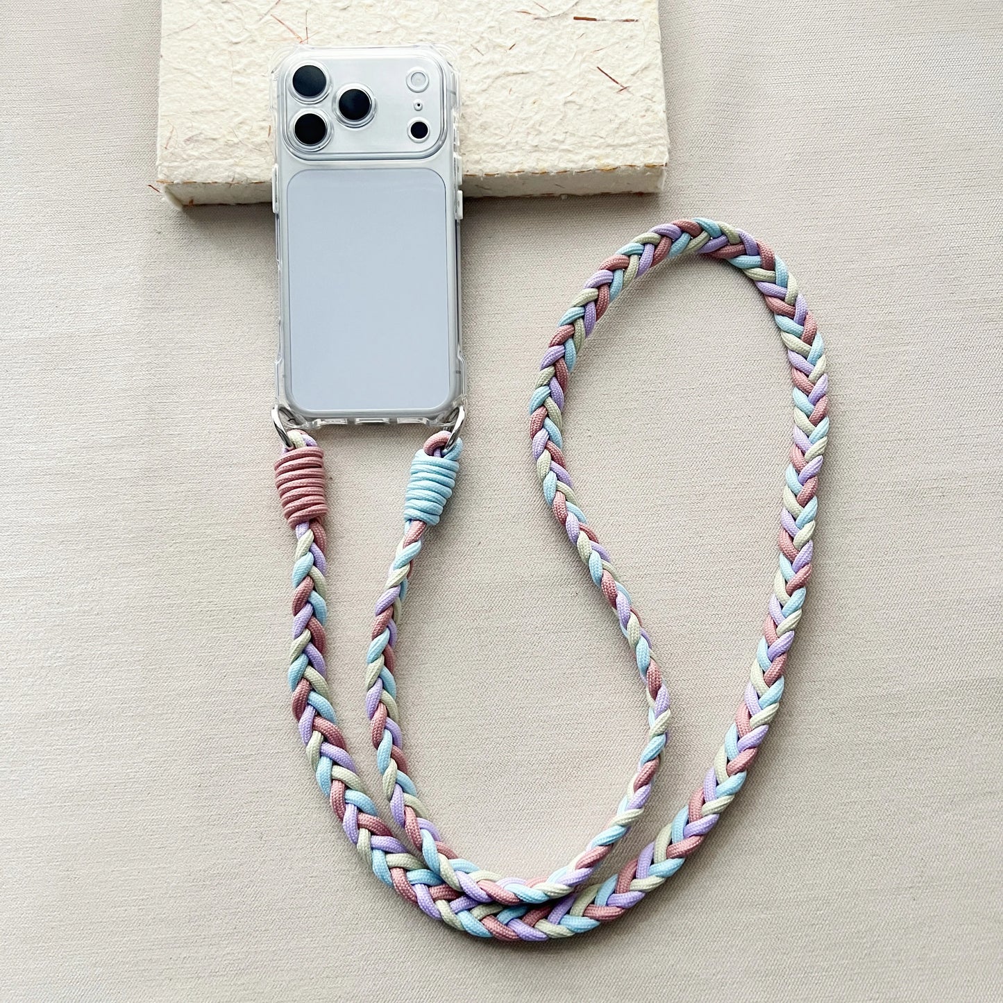 The New Braided Lanyard Phone Case Is Suitable For iPhone 17 Pro Max Strap 17 Pro Crossbody Long Rope Air Drop Protection Case