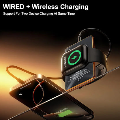 10000mAh Power Bank Super Fast PD20W Charging Magnetic Qi Wireless Charger for Magsafe iPhone 17 16 15 14 13 12 Samsung Xiaomi