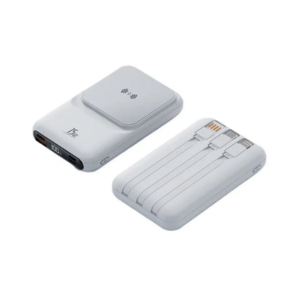 For 10000mAh 15W Fast Charger Wireless Magnetic Power Bank Portable Battery