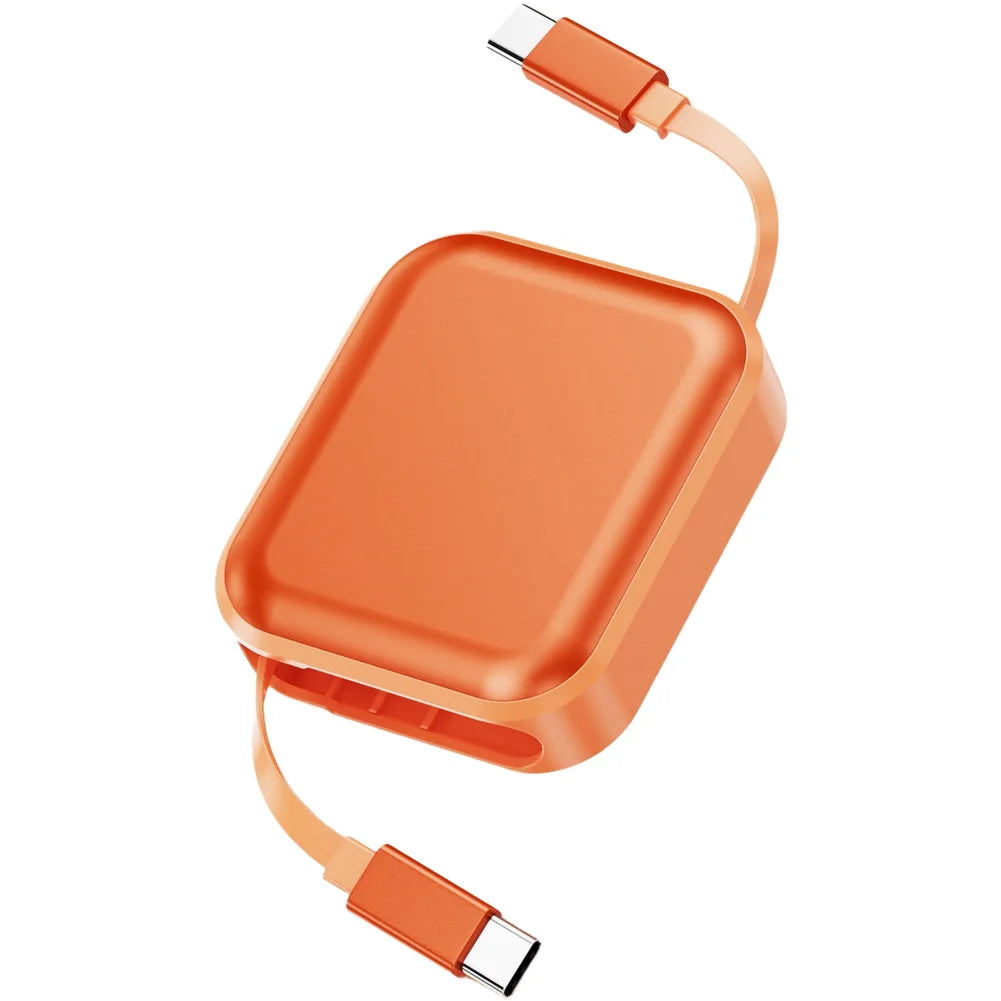 Scalable Data Cable 240W Dual Type-C Retractable Fast Charging Cable For Laptop Phone Tablet With PD Phone Accessories