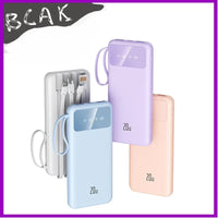 Bring Your Own Cable, Convenient New Style Power Bank 20000mAh, Large-capacity Fast Charging Mobile New Style Power Supply BCAK