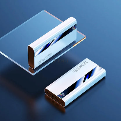 Large capacity 10000 mAh 120W fast power bank mobile power flash charging