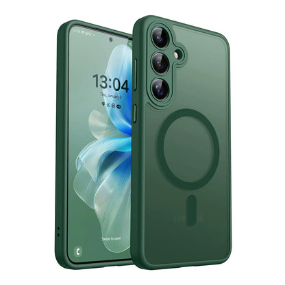 Luxury Matte Case For Samsung Galaxy A57 A56 A17 A36 A16 A36 A37 5G S26 S25 S24 Ultra Plus FE S25Plus S24FE S25FE Magsafe Cover