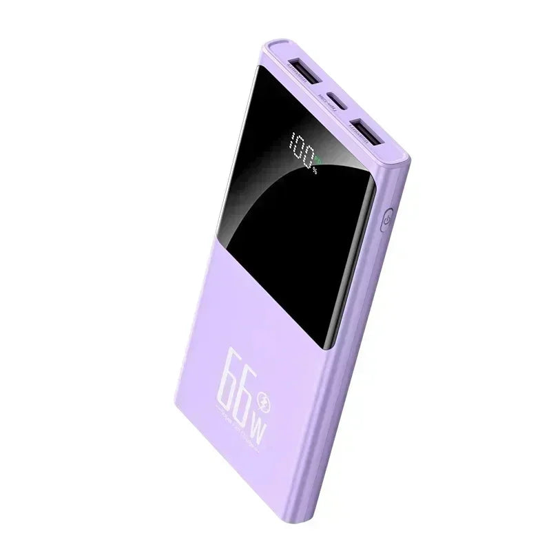 For Mobile Phone PowerBank 66W Power Bank 10000mAh Large Capacity Two-way Fast Charging Lightweight External Battery Portable - AliExpress 202192403