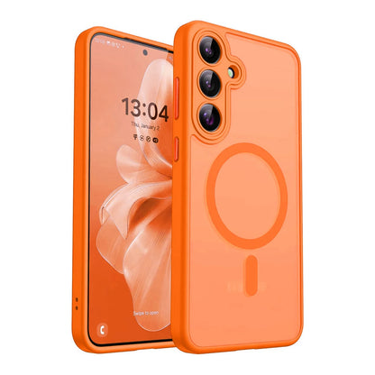 Luxury Matte Case For Samsung Galaxy A57 A56 A17 A36 A16 A36 A37 5G S26 S25 S24 Ultra Plus FE S25Plus S24FE S25FE Magsafe Cover