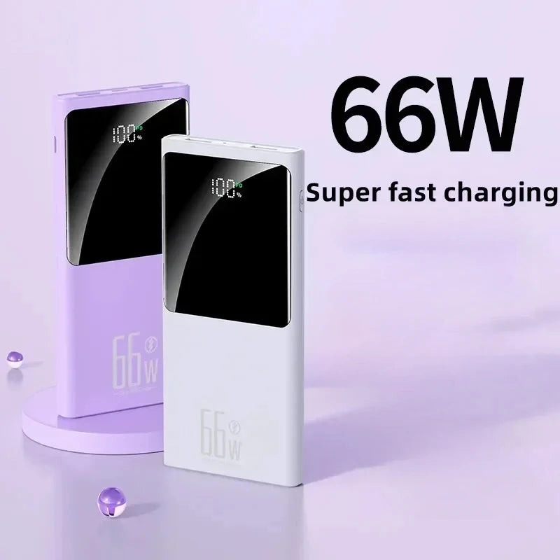 For Mobile Phone PowerBank 66W Power Bank 10000mAh Large Capacity Two-way Fast Charging Lightweight External Battery Portable - AliExpress 202192403