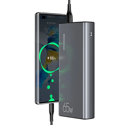 Ultra Slim PD65W Battery Power Bank 30000mah Powerbank Promotion Charger 30000 Mah Power Banks