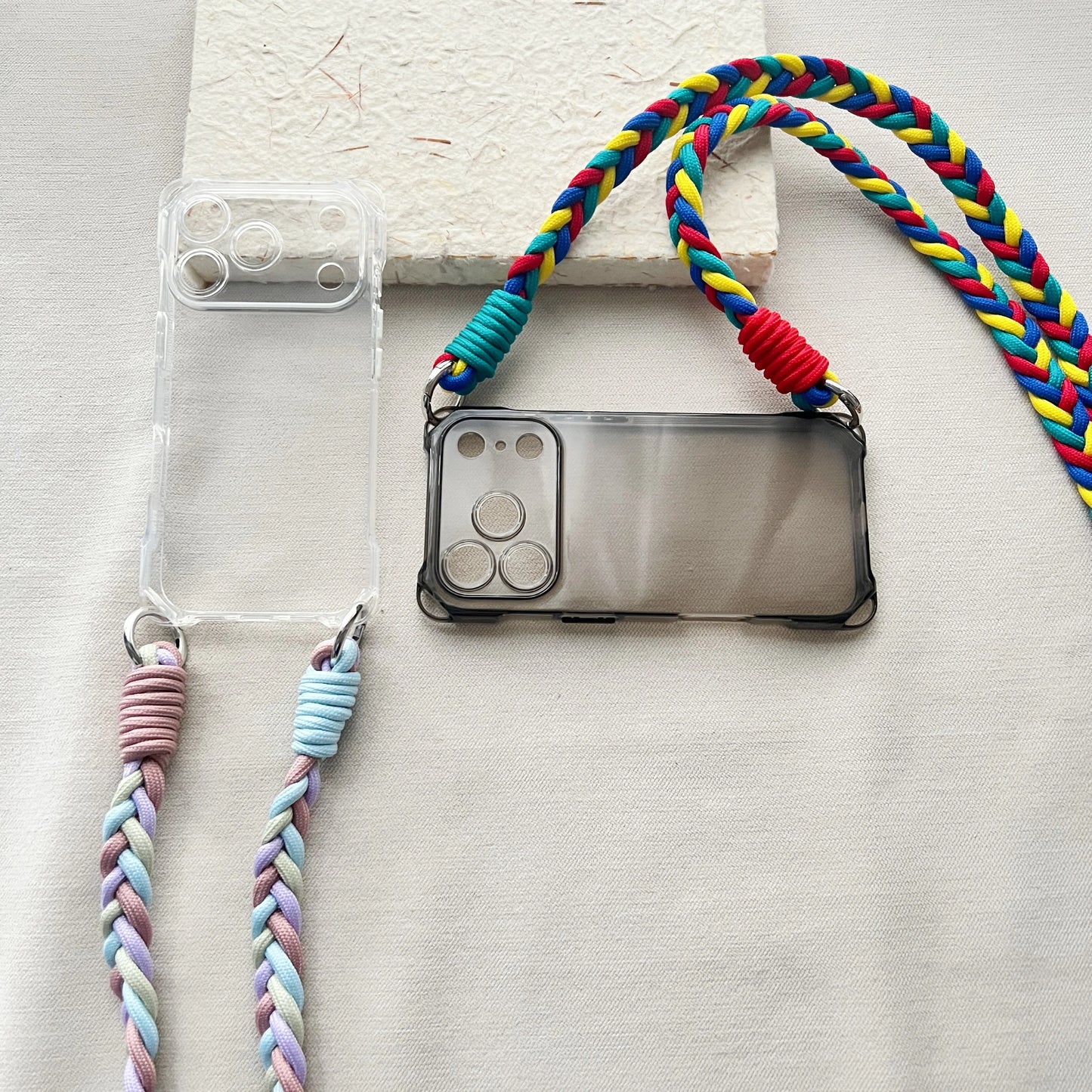 The New Braided Lanyard Phone Case Is Suitable For iPhone 17 Pro Max Strap 17 Pro Crossbody Long Rope Air Drop Protection Case