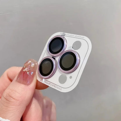 2-3Pcs Full Cover Camera Lens Protection For IPhone 15 16Plus 12 13 Pro Max 13 Mini Glass Metal Lens Protector Film Back Cover