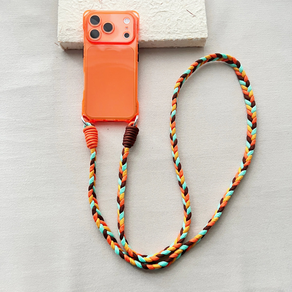 The New Braided Lanyard Phone Case Is Suitable For iPhone 17 Pro Max Strap 17 Pro Crossbody Long Rope Air Drop Protection Case