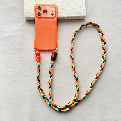The New Braided Lanyard Phone Case Is Suitable For iPhone 17 Pro Max Strap 17 Pro Crossbody Long Rope Air Drop Protection Case