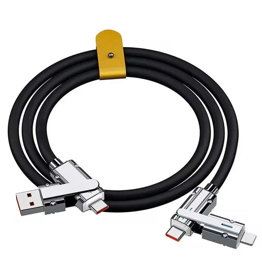 4 In 1 120W USB Type C to Type C Cable for Huawei Honor 3 IN 1 PD 100W Fast Charging Data Cable for iPhone 15 Pro Max 1M/1.5M/2M