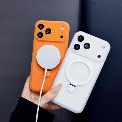 Deluxe Jelly Silicone Holder Fine Hole Mobile Phone Case for iPhone 17 Pro Max 17 Pro 16 Pro Max 15 Shockproof Protection Cover
