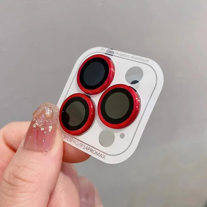 2-3Pcs Full Cover Camera Lens Protection For IPhone 15 16Plus 12 13 Pro Max 13 Mini Glass Metal Lens Protector Film Back Cover