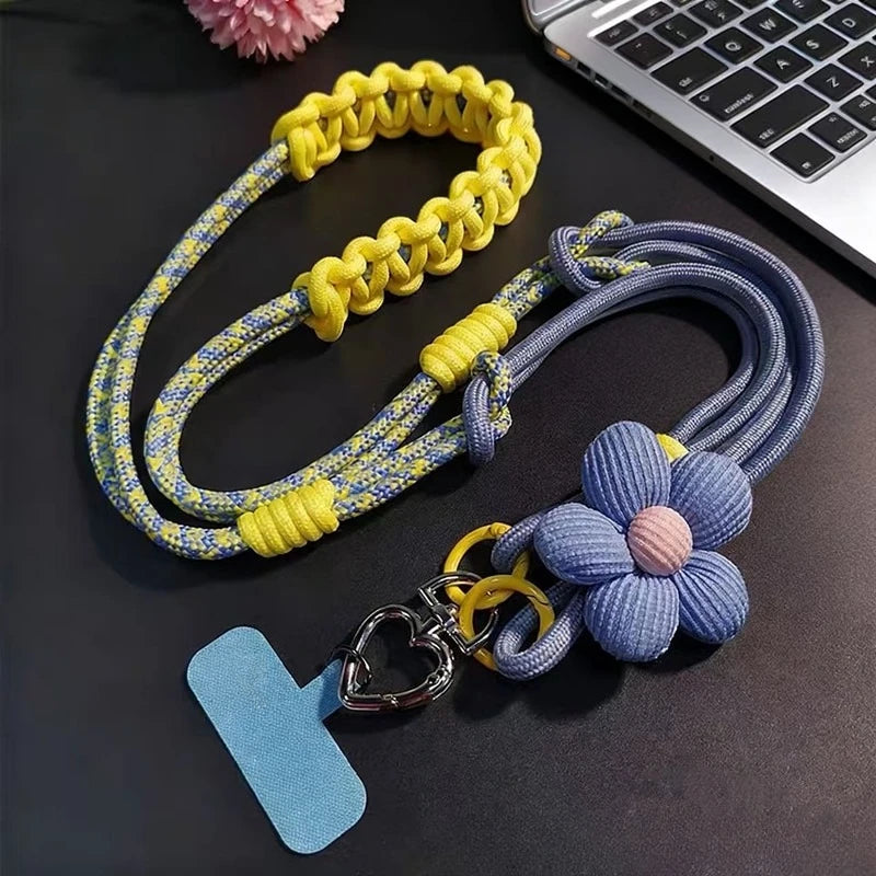 Long Mobile Phone Lanyard: Crossbody or Shoulder Style; Multifunctional, Thickened Handle; Neck Strap Keychain