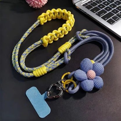Long Mobile Phone Lanyard: Crossbody or Shoulder Style; Multifunctional, Thickened Handle; Neck Strap Keychain