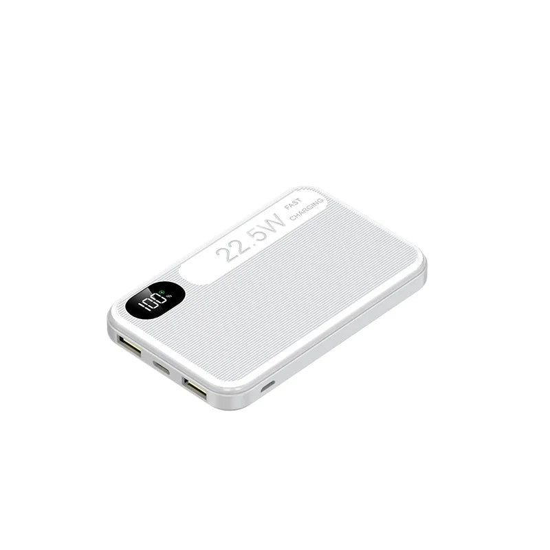 For IPhone Huawei Samsung VIVO 20000mAh Power Bank 22.5W Super Fast Charging Portable Charger External Battery Pack Travel