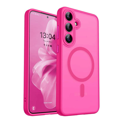 Luxury Matte Case For Samsung Galaxy A57 A56 A17 A36 A16 A36 A37 5G S26 S25 S24 Ultra Plus FE S25Plus S24FE S25FE Magsafe Cover