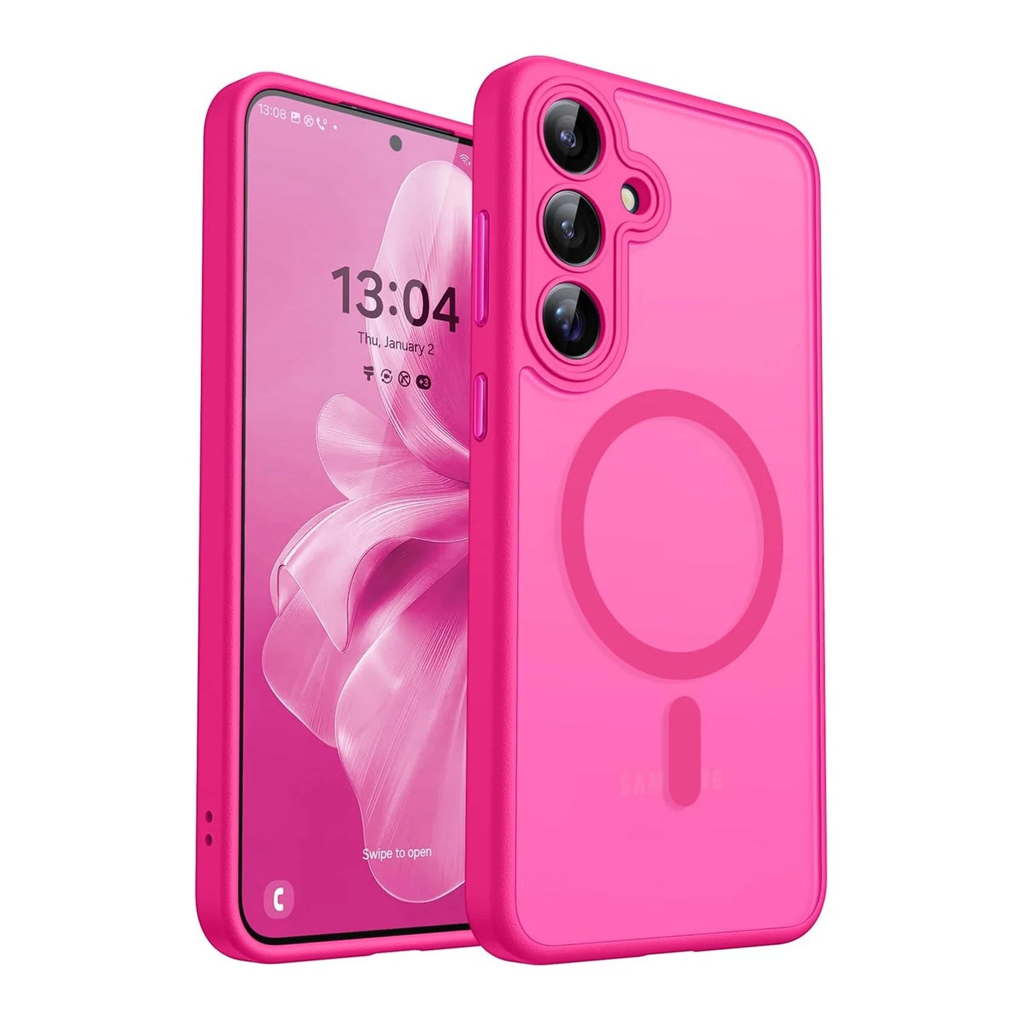 Luxury Matte Case For Samsung Galaxy A57 A56 A17 A36 A16 A36 A37 5G S26 S25 S24 Ultra Plus FE S25Plus S24FE S25FE Magsafe Cover