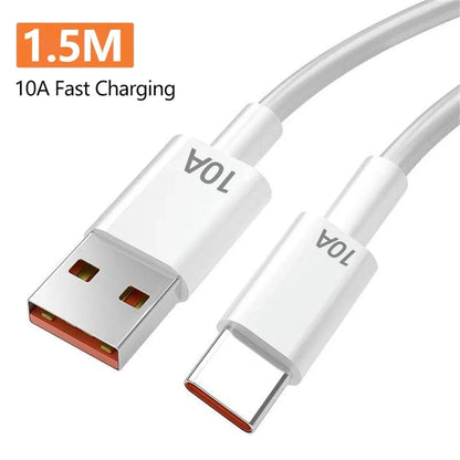 5 in 1 GaN USB C Desktop Charger 240W Fast Charge Phone Adapter 10A Type C Cable For iPhone Samsung Xiaomi EU/US/UK Plug Charger