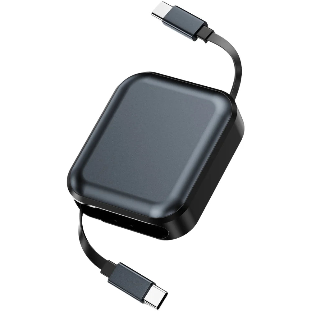Scalable Data Cable 240W Dual Type-C Retractable Fast Charging Cable For Laptop Phone Tablet With PD Phone Accessories