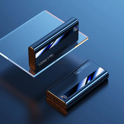 Large capacity 10000 mAh 120W fast power bank mobile power flash charging