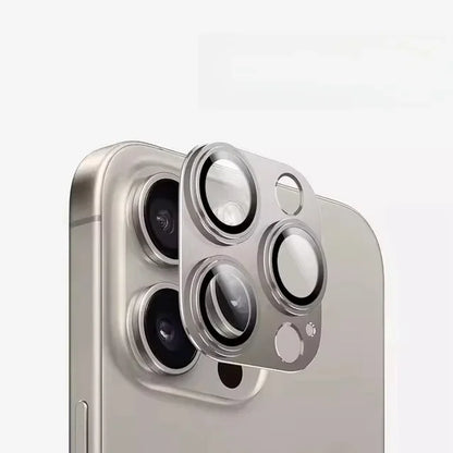 Alloy Camera Lens Protector For IPhone 16 Pro Max 15 Metal Case Tempered Glass Back Lens Cover Cap For Iphone 16pro Max